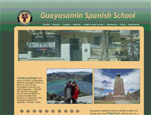 Tablet Screenshot of guayasaminschool.com
